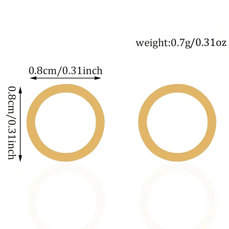 The Wholeness Gold Studs