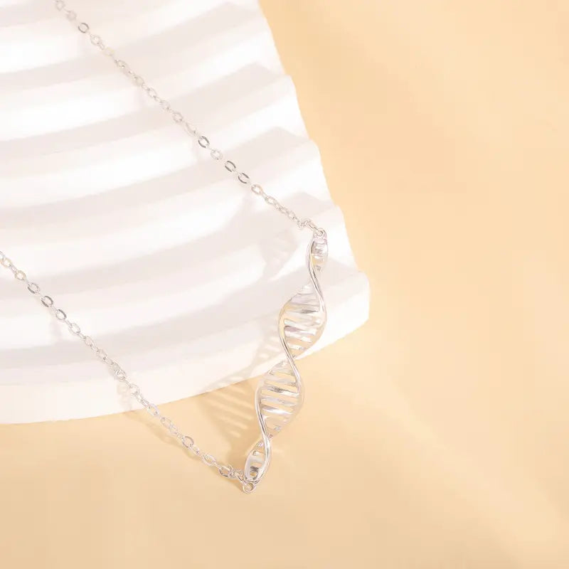 Signature DNA Necklace in Silver