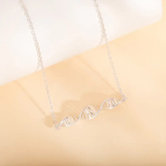 Signature DNA Necklace in Silver